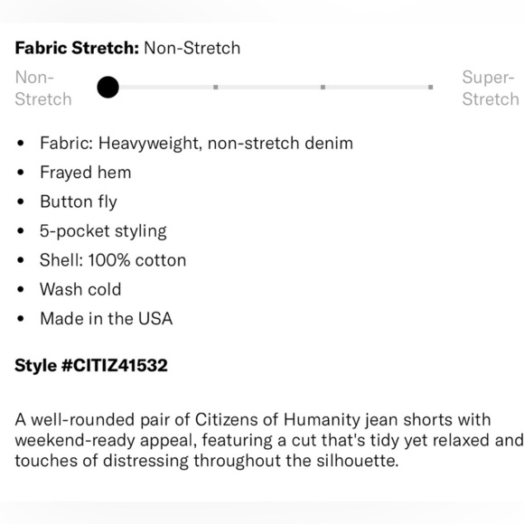 Citizens of Humanity Annabelle Long Size 30 NWT - Picture 4 of 13